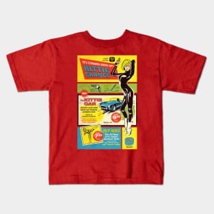 vintage toybox stunning super spy kittie Kids T-Shirt